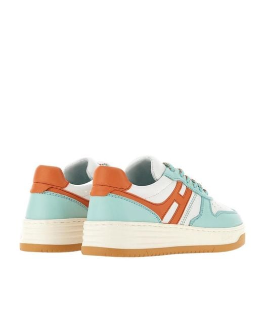 Hogan White H630 Low-Top Sneakers