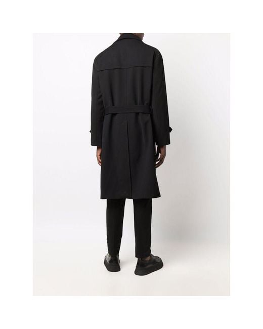 Céline Black Oversized Trench Coat for men