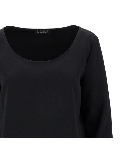 Gianluca Capannolo Black Long-Sleeved T-Shirt