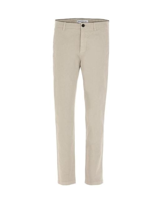 Department 5 Natural Logo Patch Slim-Fit Pants for men