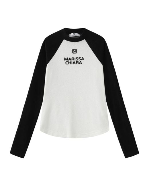 Marissa Chiara Black Long-Sleeved T-Shirt