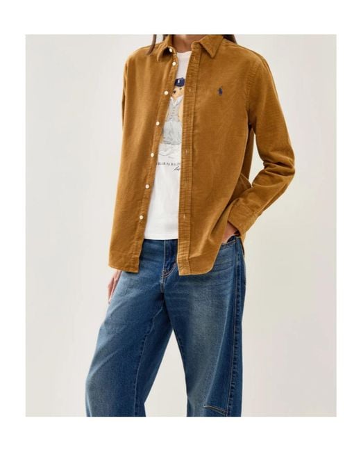 Polo Ralph Lauren Brown Long Sleeve Shirt