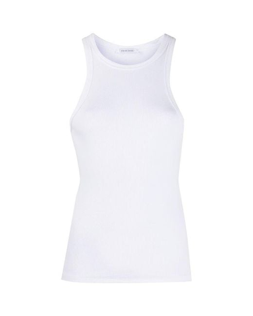 Anine Bing White Eva Tank