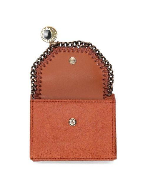 Stella McCartney White Falabella Trifold Wallet Eco S