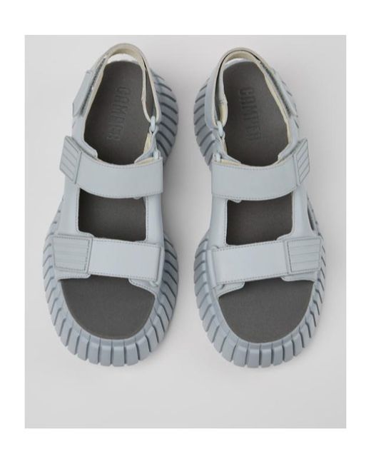 Camper Gray Bcn Platform Sandals