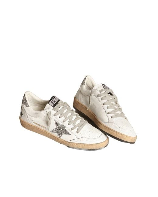Golden Goose Deluxe Brand White Ball Star Low-Top Sneakers