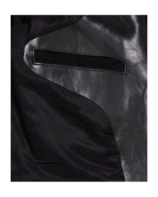 Our Legacy Black Leather Zip-Up Jacket