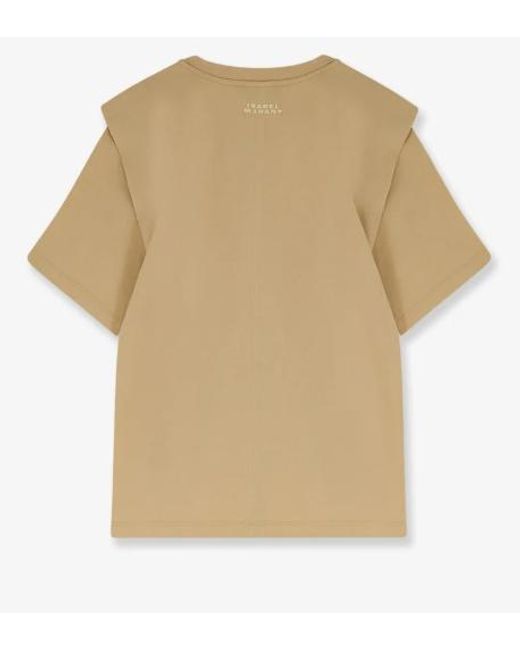 Isabel Marant Natural Zelitos Layered Crewneck T-Shirt