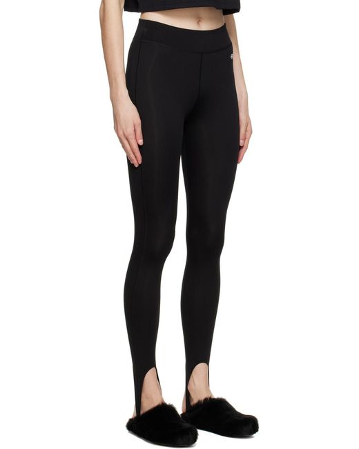 Anine Bing Black Rhea High-Waisted Leggings