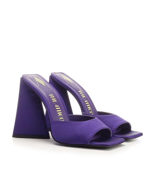 The Attico Purple The Devon Heeled Mules