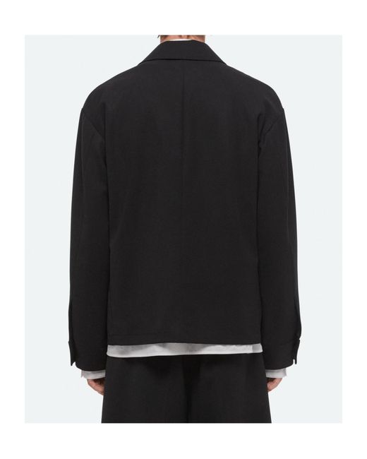 Helmut Lang Black Apos;S Hl001 Wool Shirt Jacket for men