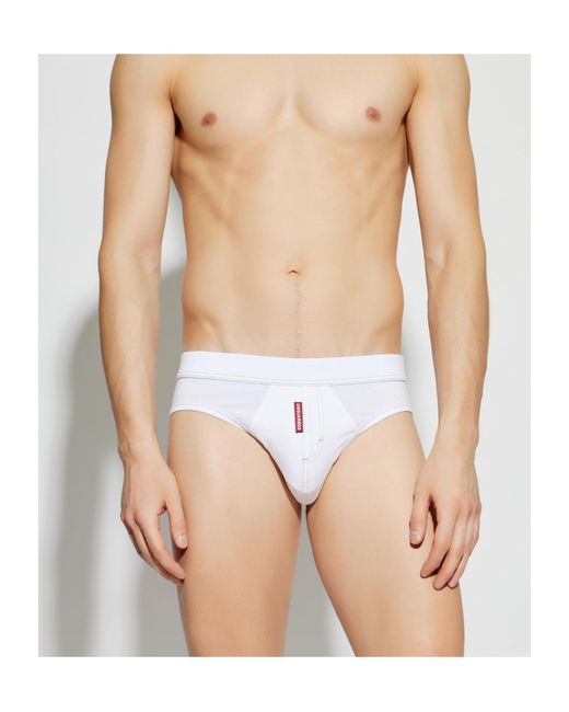 DSquared² White Logo Underwear for men