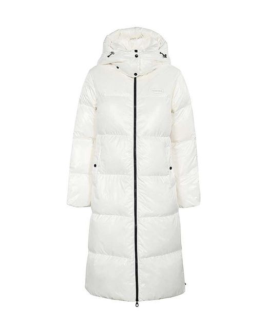 Duvetica White Long-Sleeved Hooded Cotton-Padded Suit