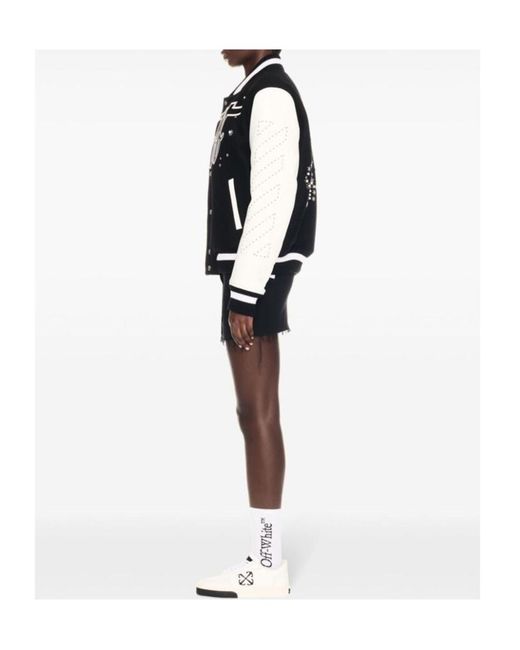 Off-White c/o Virgil Abloh Black Wo Bling Stars Buttoned Jacket