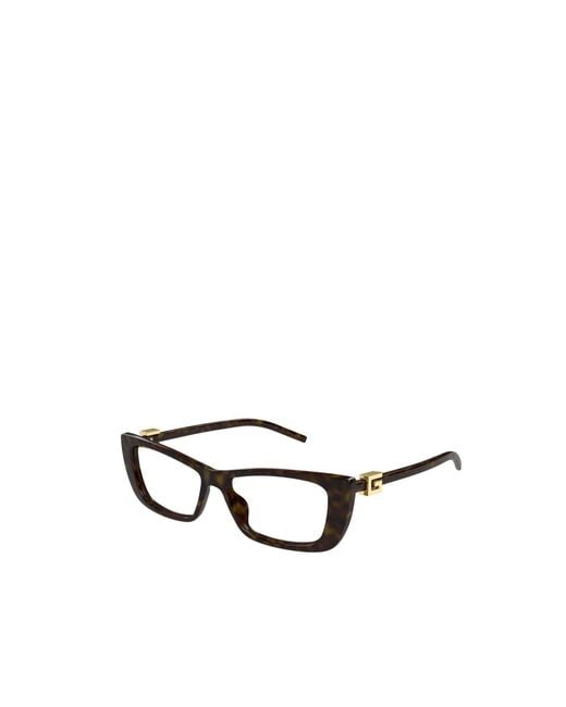 Gucci White Eyewear Rectangular Glasses And Frames