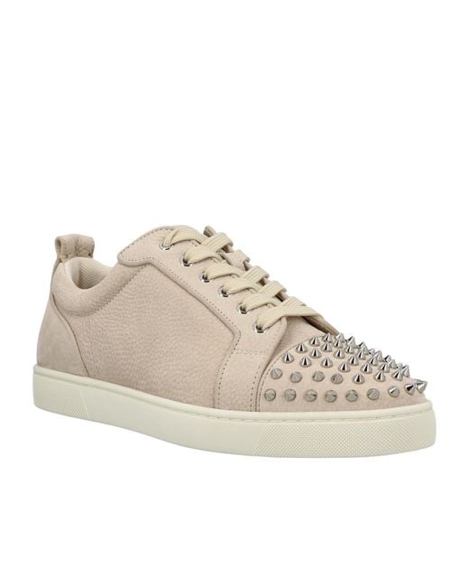 Christian Louboutin Brown Stud-Embellished Sneakers for men