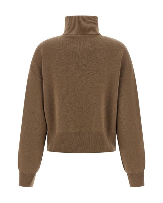 Extreme Cashmere Brown Turtleneck Sweater
