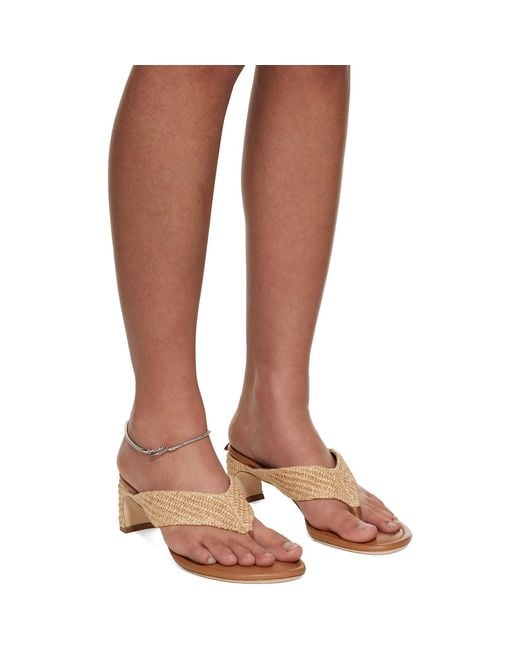 By Far Brown Dasha High-Heeled Sandals