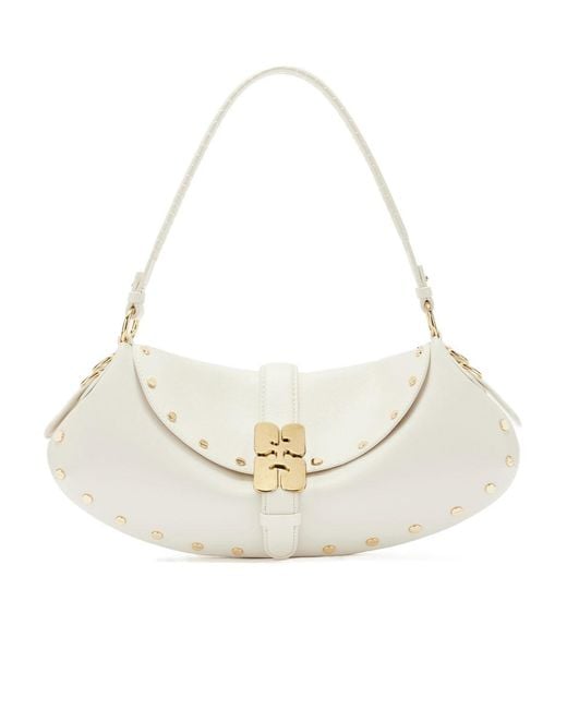 Ganni Natural B-Kat Bag Studs