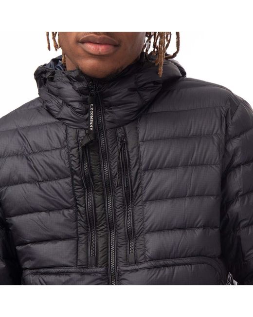 C P Company Blue D.D. Shell Goggle Down Jacket for men