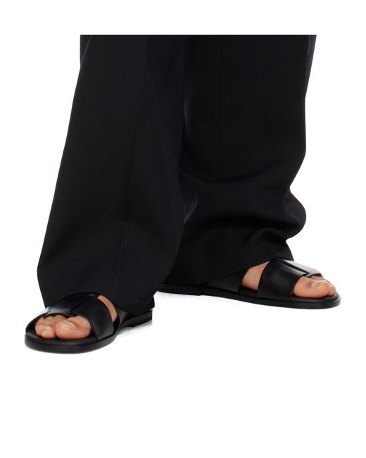 Boss Multicolor Leather Sandals for men