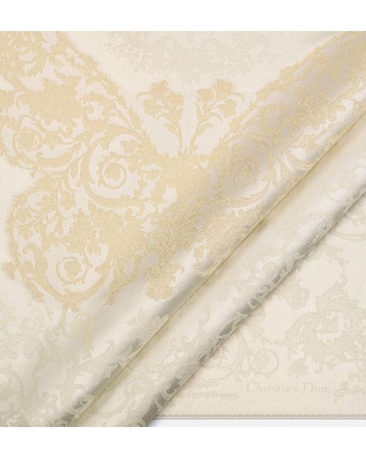 Dior Natural Logo Scarf