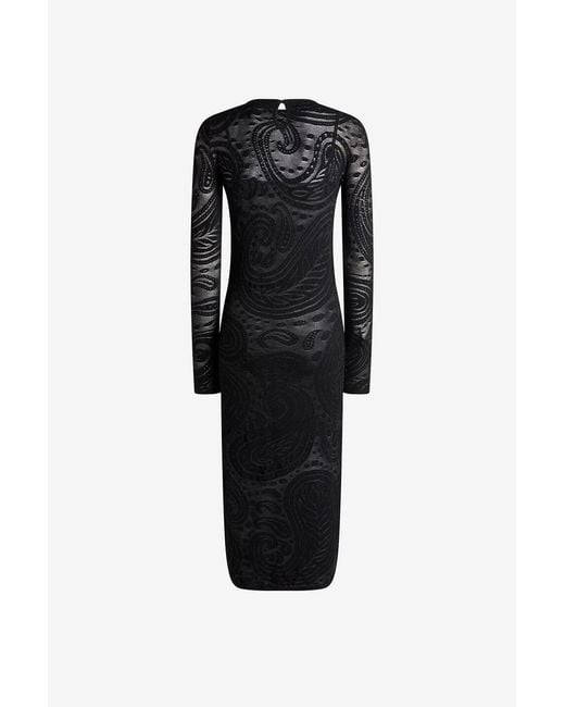Etro Black Long Sleeve Dress
