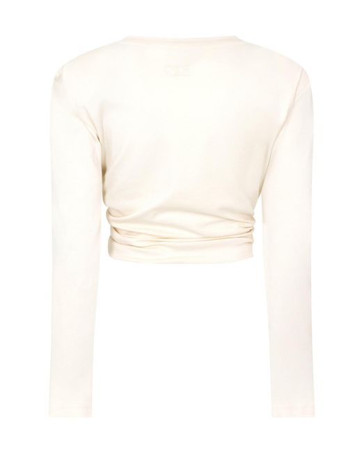 Magda Butrym White Versatile Long-Sleeve Shirt