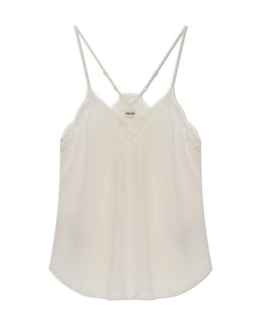 Zadig & Voltaire Natural Suspender Top