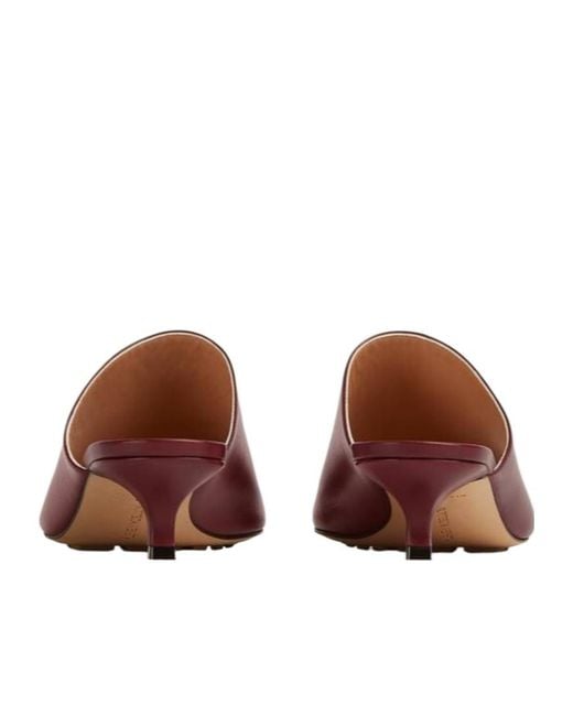 Bottega Veneta Brown Square-Headed High-Heeled Sandals