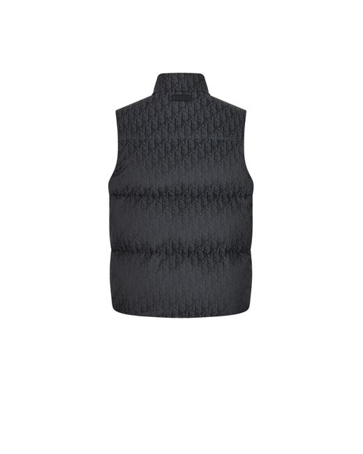 Dior Black Oblique Down Vest for men