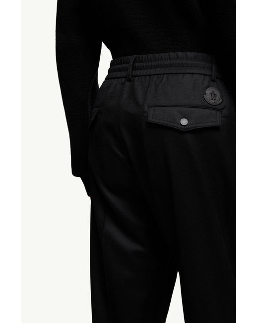 Moncler Black Tailored Pants for men