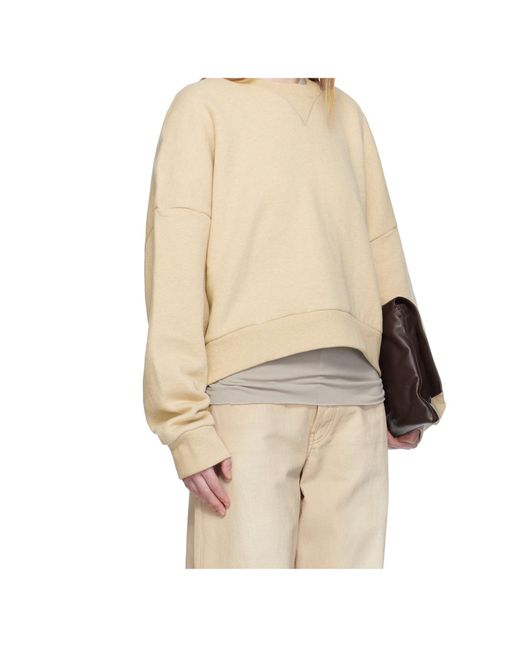 Entire studios Natural Box Crew Sweatshirt