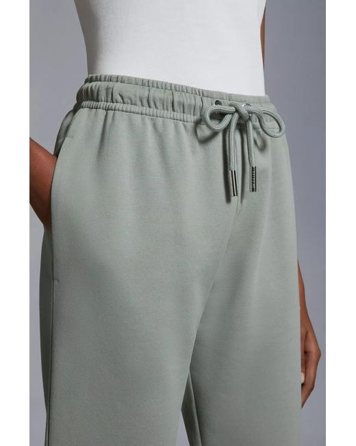 Moncler Gray Logo Patch Drawstring Sweatpants