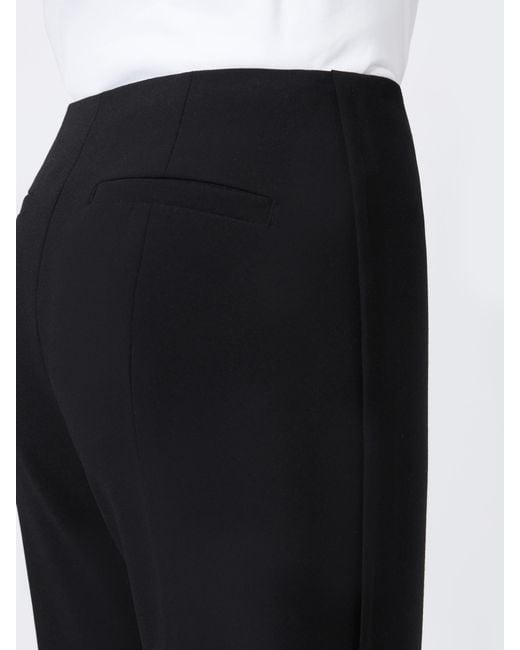 Sportmax Black Low-Rise Stretch Trousers