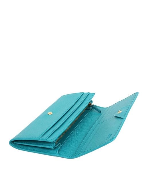 Fendi Blue Long Wallet