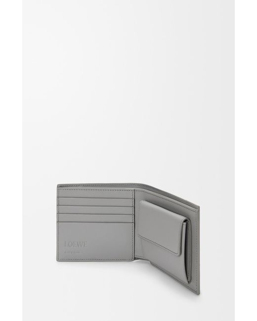 Loewe Gray Puzzle Bifold Coin Wallet for men