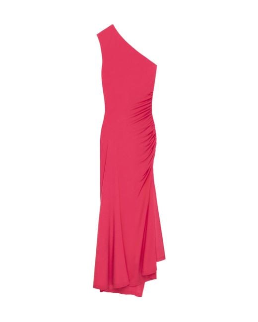 Givenchy Pink Asymmetric Draped Dress