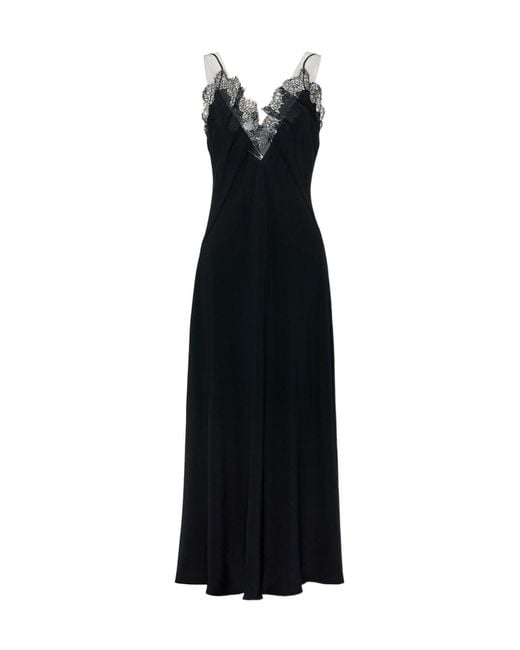 Maison Margiela Black Taped Slip Dress