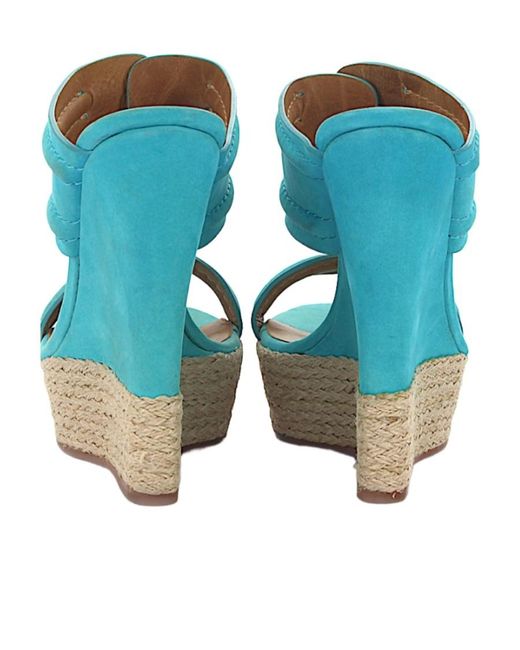 DSquared² Blue Lacing Wedges