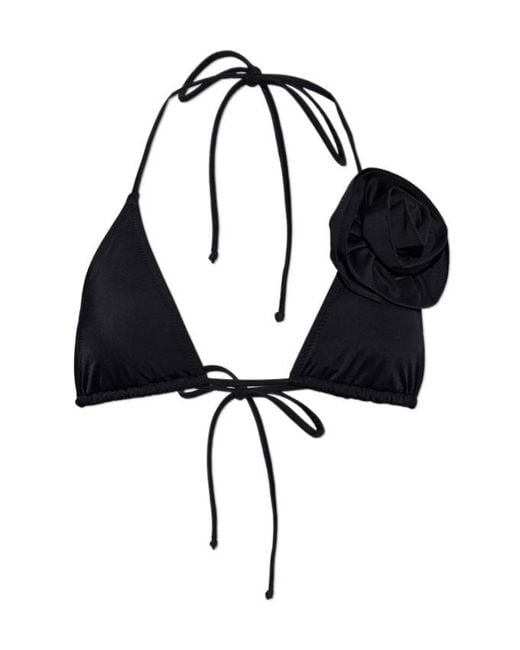Moschino Black Sleeveless Bikini Top