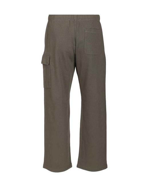C P Company Gray Metropolis Series Diagonal Track Pants for men