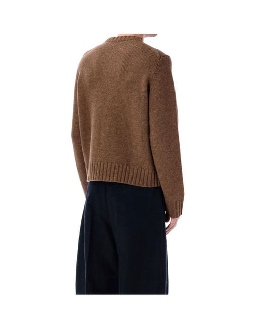 Studio Nicholson Blue Cree Ribbed Knit Sweater for men