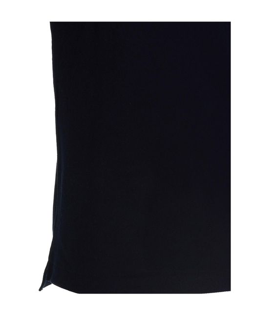 COMME DES GARÇONS PLAY Blue Short-Sleeved Polo Shirt for men