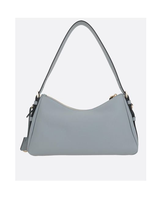 Prada Gray Aimée Zipped Medium Shoulder Bag