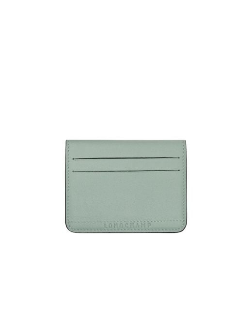 Longchamp Green Le Pliage Xtra Card Holder