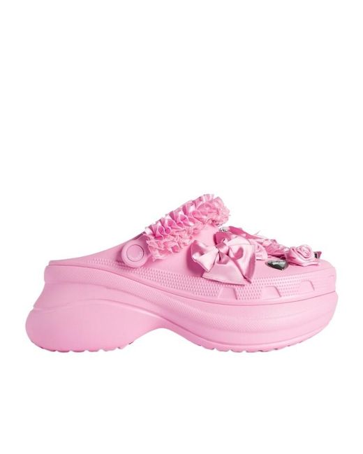 Balenciaga Pink X Crocs X Jibbitz Charms Mules