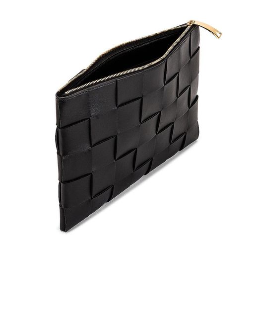 Bottega Veneta Black Intrecciato Pouch