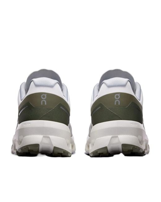 On Shoes White Cloudvista 2 Lace-Up Sneakers for men