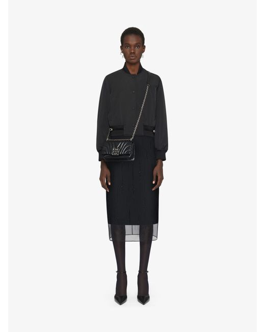 Givenchy Black Small 4G Plaque Quilted Shoulder Bag